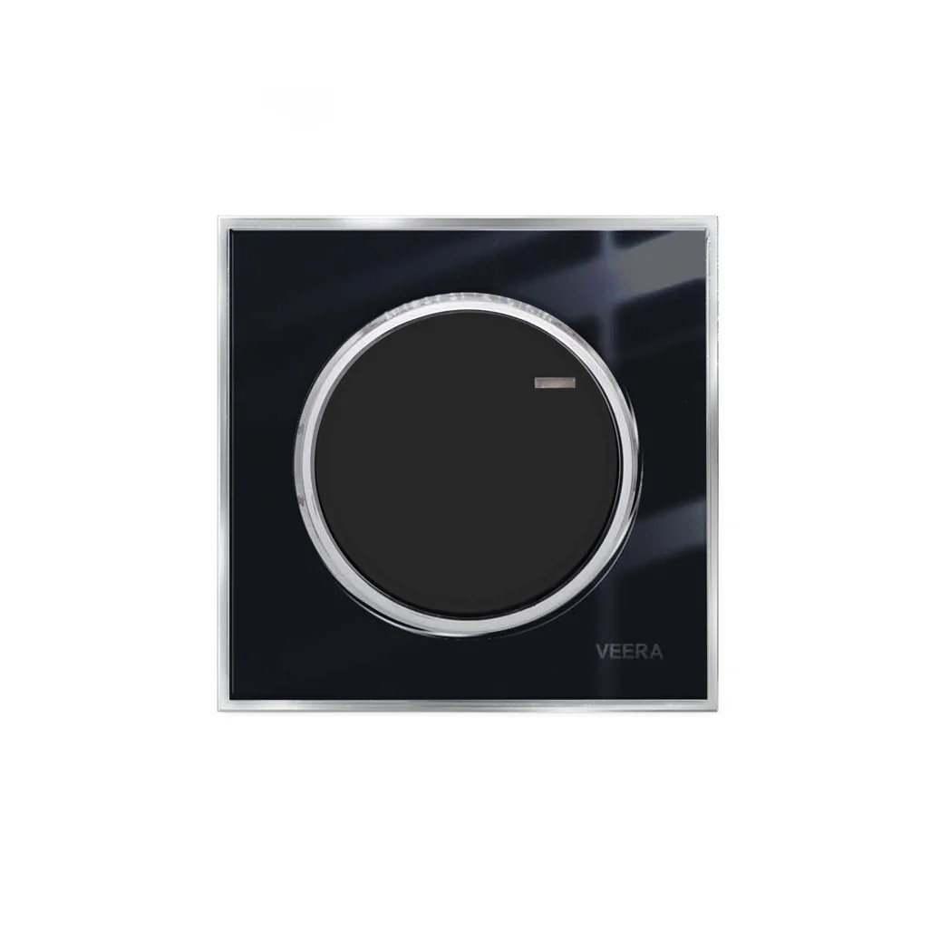 alpha-model-sliver-border-glass-frame-classic-type-white-color-1gang-1 کلید و پریز ویرا