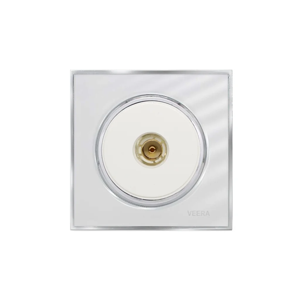 کلید و پریز ویرا مدل شهاب سفید استیل - تصویر 7
